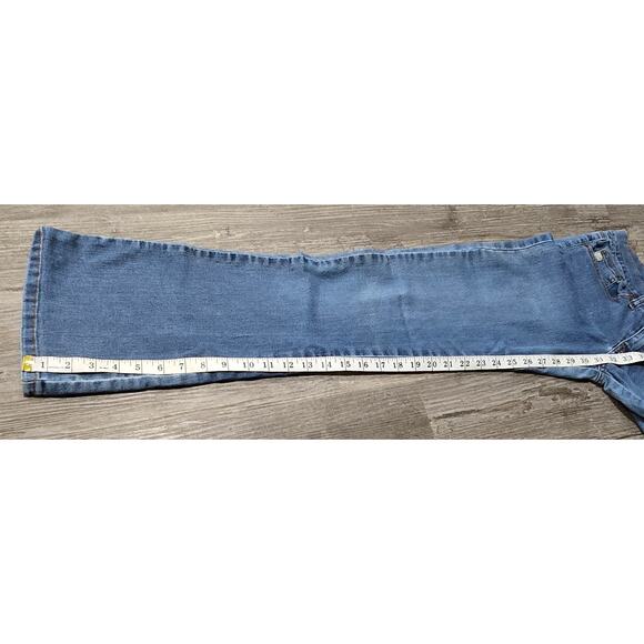 ROXY Light Washed Blue Denim Flare Leg Jeans Size 1 - Picture 7 of 9
